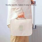 Bolsa de maquillaje de viaje de alta calidad, organizador de artículos de tocador impermeable, Neceser para mujer, bolsa de lavado con gancho para baño, bolsa de almacenamiento de maquillaje con gancho