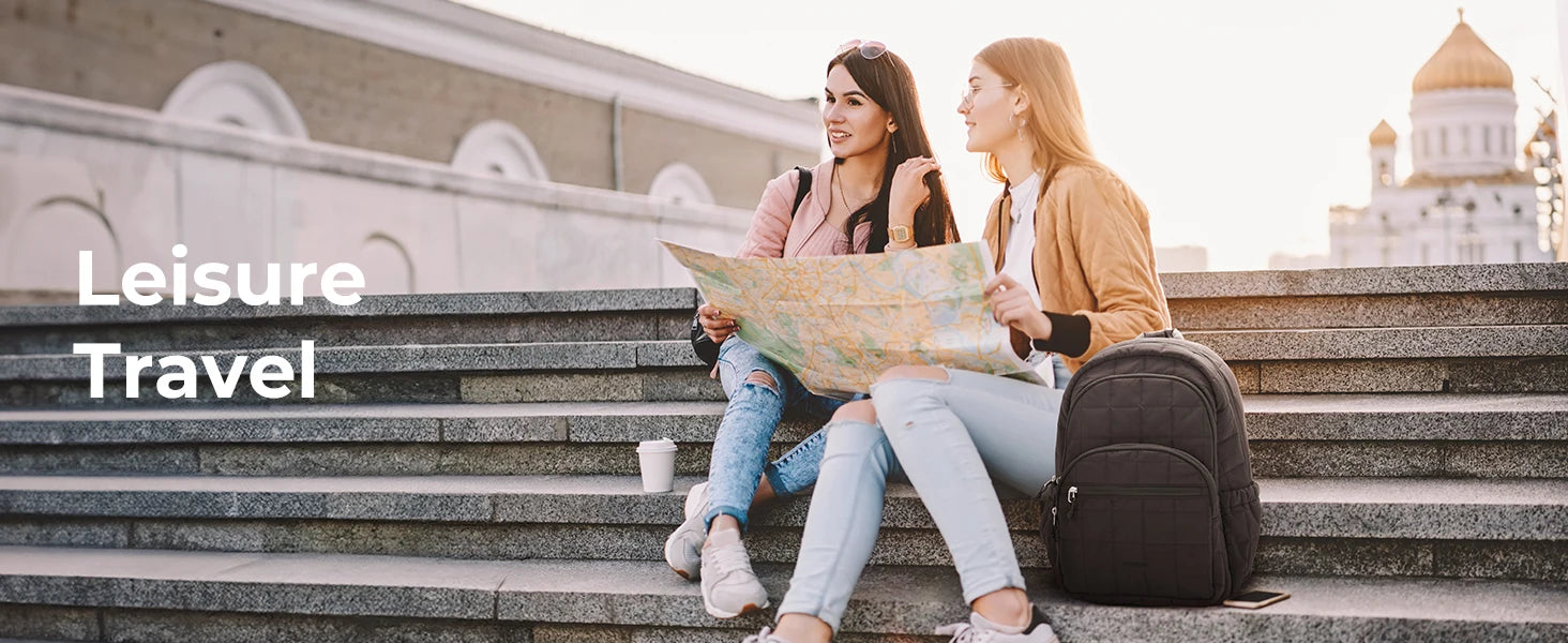 BAGSMART-mochilas informales para ordenador portátil para mujer