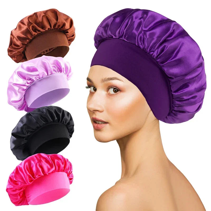 Gorro de Satén con Forro de Seda