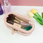 Bolsa de maquillaje y baño de PVC de cuero PU multicolor personalizada con gran capacidad impermeable