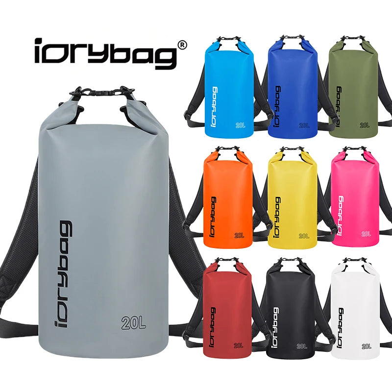 Bolsa Seca Impermeable Idrybag | Kayak, Rafting y Natación | 2L a 20L | 10 Colores