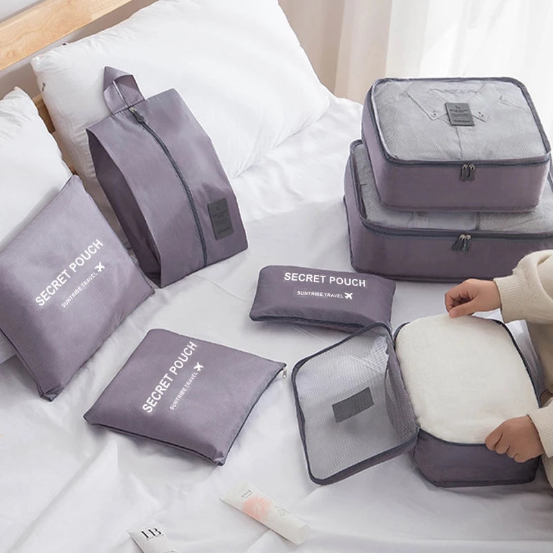 Bolsa de almacenamiento de viaje, Maleta de gran capacidad, almacenamiento de equipaje.