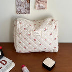 Bolsas de cosméticos de gran capacidad para mujer.