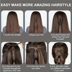 6 unids/set de cepillos para el cabello, botella con pulverizador para peluquería, bucle para trenzado de cabello, peine de cola de rata, cepillo para el cabello con Control de bordes Brsuh