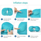 Almohada Inflable de Viaje para Cuello