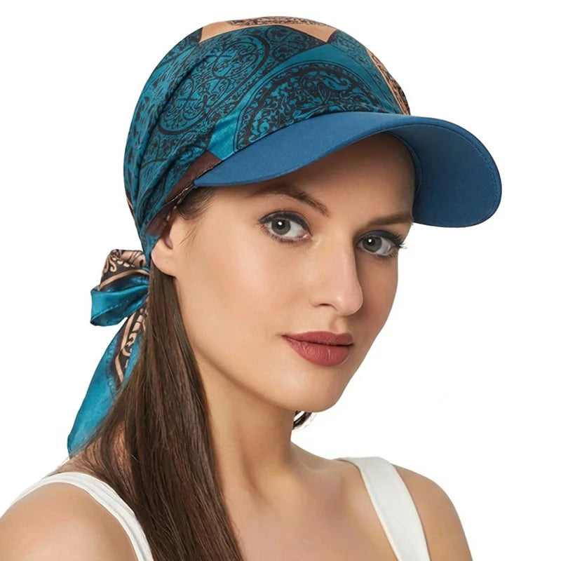 Gorro de Satén con Visera