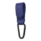 1/2 Uds. Bolsa de cuero PU para bebé, gancho para cochecito