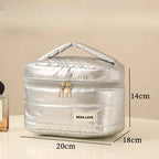 Bolsa de cosméticos de gran capacidad, nueva bolsa de aseo de viaje.