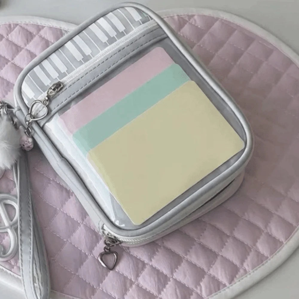Porta Pasaportes Estilo Coreano con Diseño de Fresa