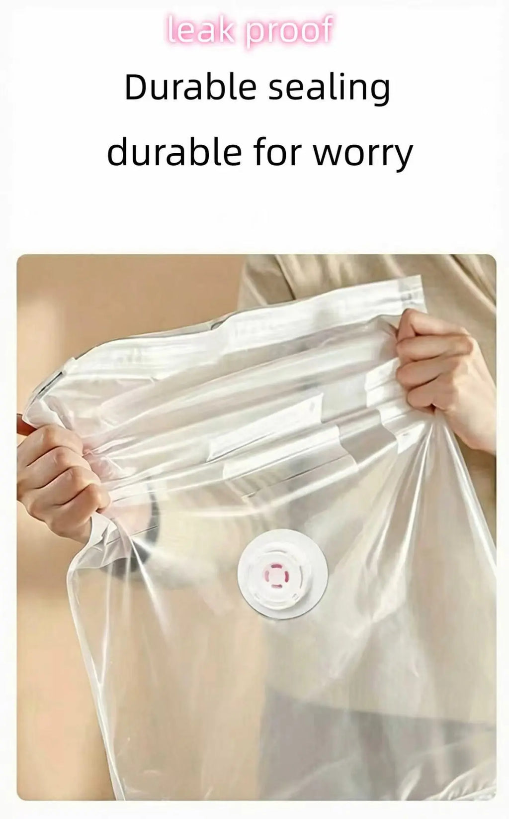 Bolsas de Vacío para Ropa y Edredones