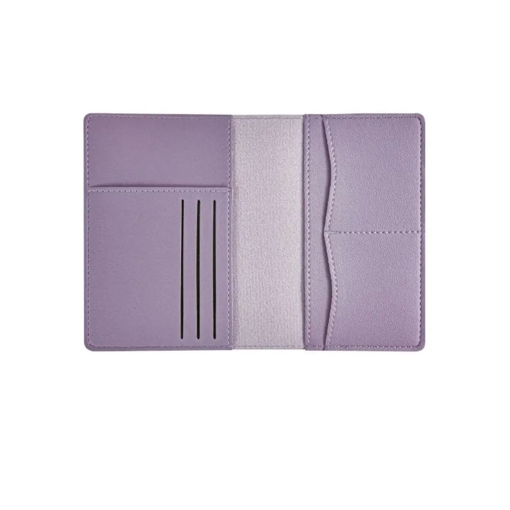 Funda para Pasaporte de Viaje en PU | Porta Pasaporte con Ranuras para Tarjetas y Billetes