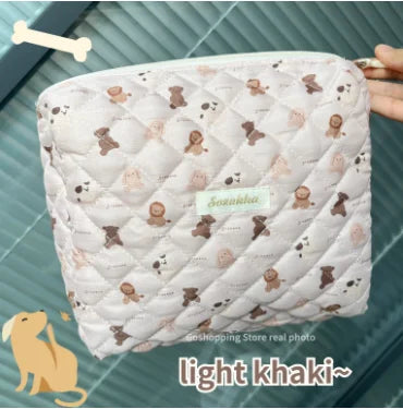 Bolsas de cosméticos de gran capacidad para mujer.
