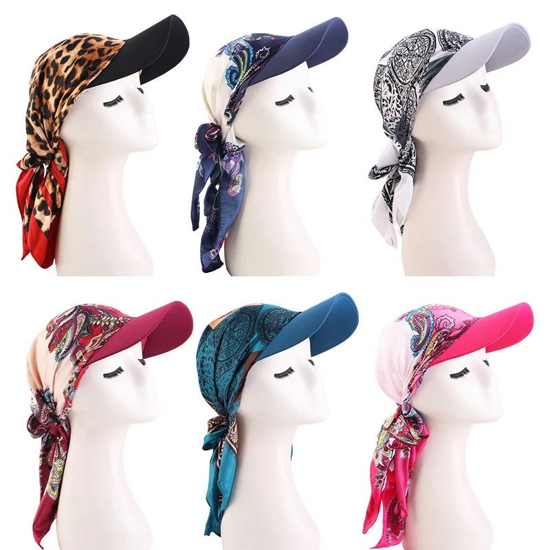 Gorro de Satén con Visera