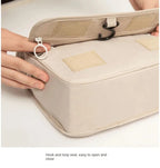 Bolsa de maquillaje de viaje de alta calidad, organizador de artículos de tocador impermeable, Neceser para mujer, bolsa de lavado con gancho para baño, bolsa de almacenamiento de maquillaje con gancho
