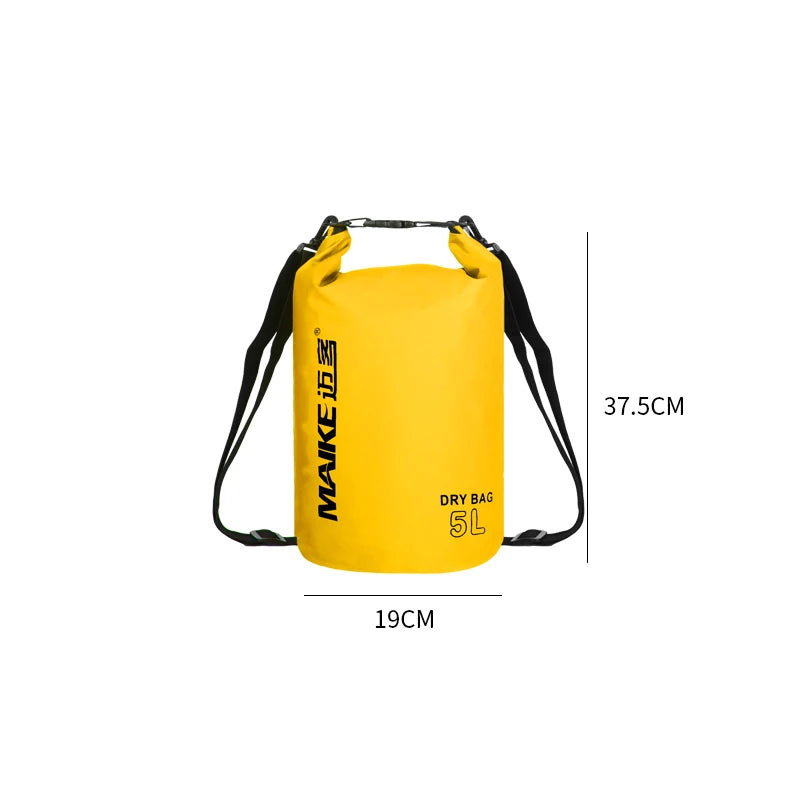 Mochila Seca Impermeable PVC | Kayak, Rafting y Natación | 5L, 10L y 15L