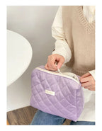 Bolsas de cosméticos de gran capacidad para mujer.