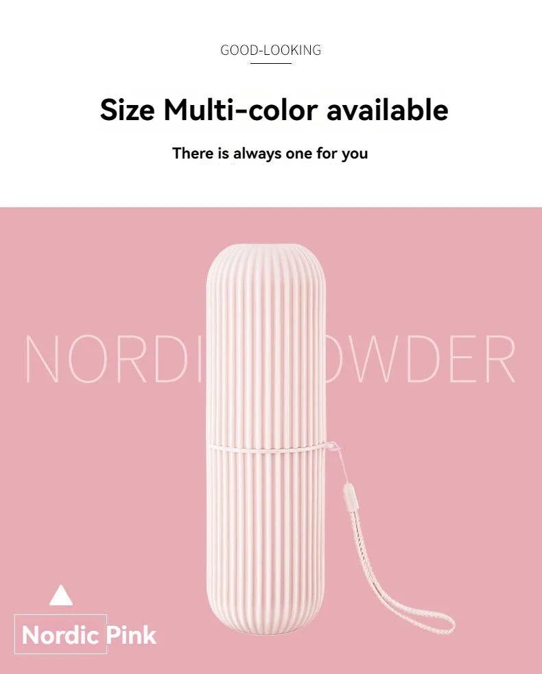 Estuche Protector Portátil para Pasta de Dientes y Cepillo