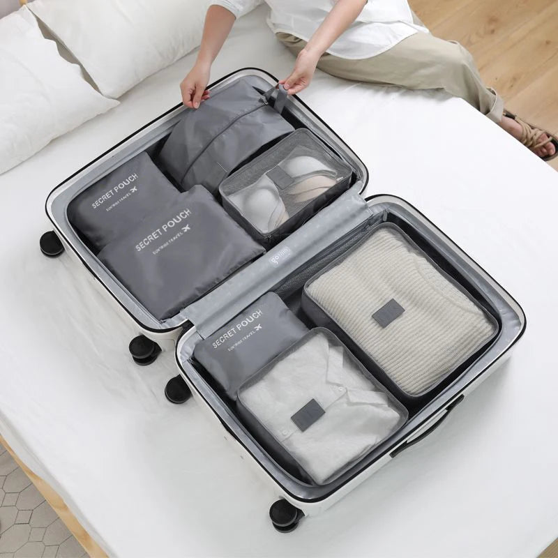 Bolsa de almacenamiento de viaje, Maleta de gran capacidad, almacenamiento de equipaje.