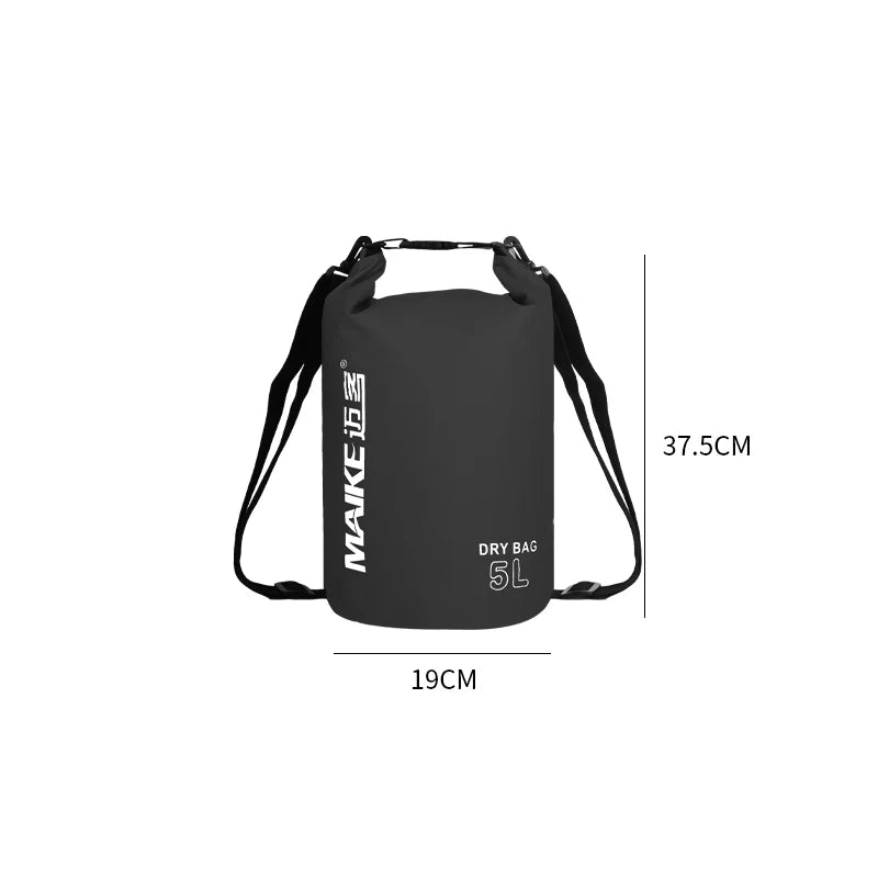 Mochila Seca Impermeable PVC | Kayak, Rafting y Natación | 5L, 10L y 15L