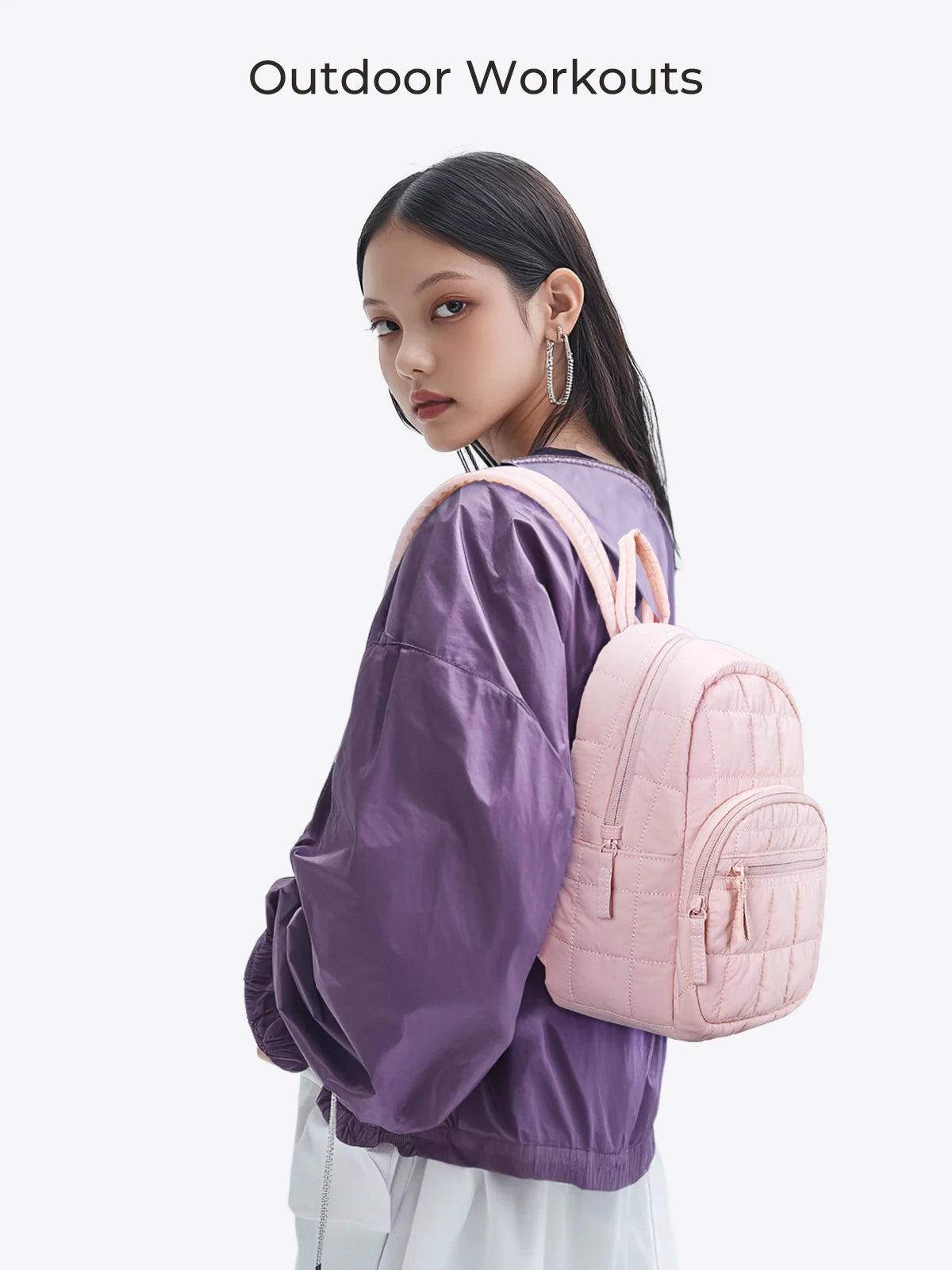 BAGSMART-mochilas informales para ordenador portátil para mujer