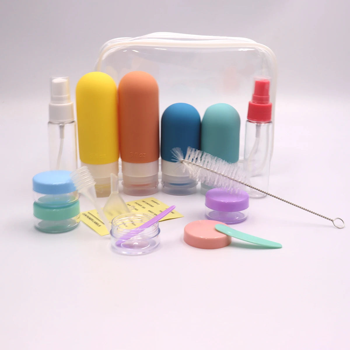 Kit de Botellas de Viaje Reutilizables