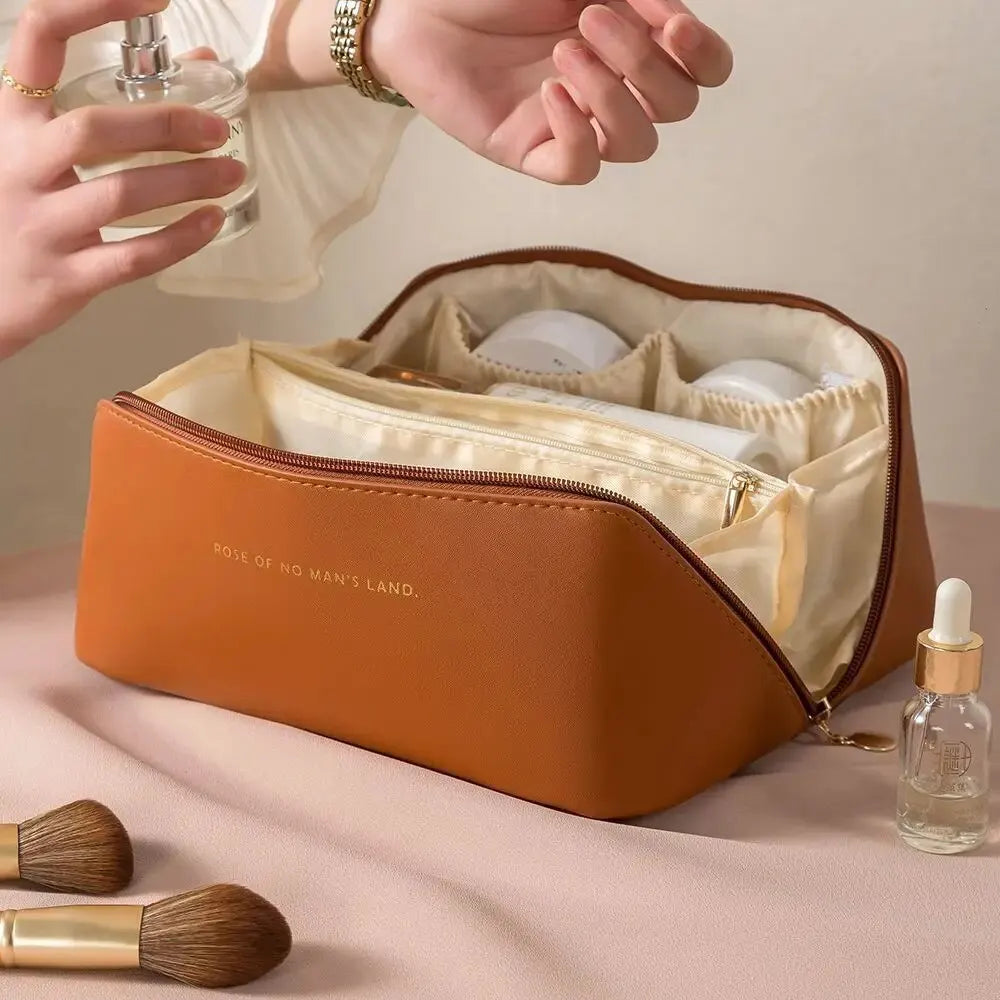 Cosmetiquera con cierre
