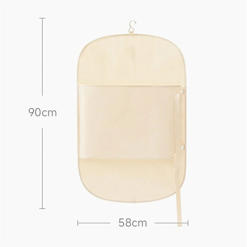 Organizador de Ropa para Armario, Placa de Compresión para Ahorrar Espacio, Correa de Compresión para Chaquetas, Abrigos, Suéteres, Bolsa Organizadora de Ropa de Viaje
