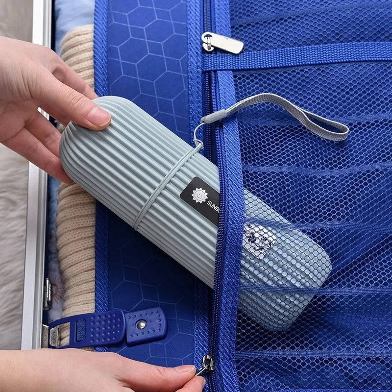 Estuche Portátil para Pasta de Dientes y Artículos de Tocador | Viaje y Camping
