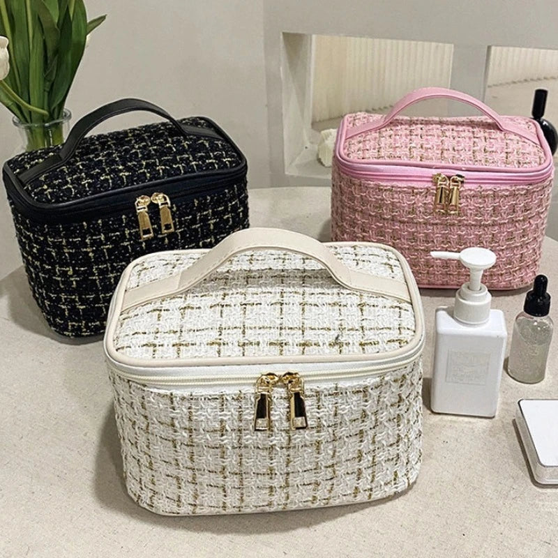 Cosmetiquera Diseño Tejido