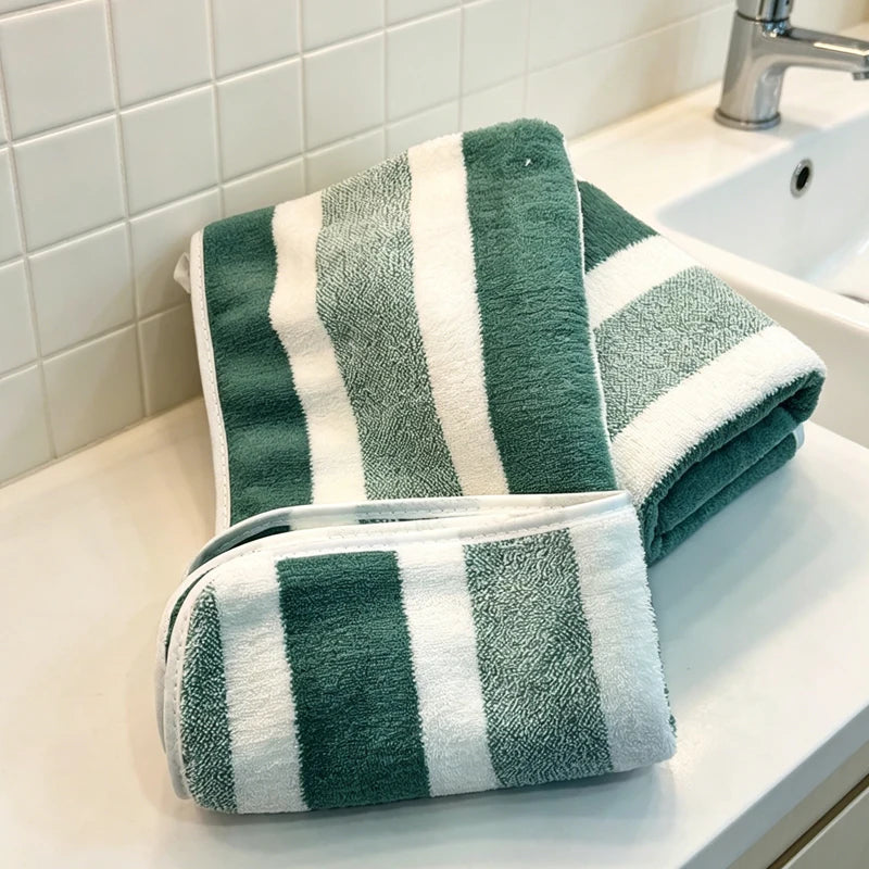 Paquete de 2 toallas con gran absorción de agua, secado rápido