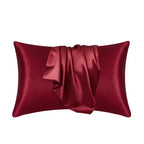 Funda de almohada de seda de morera 100% Natural, funda de almohada de seda Real para proteger la piel del pelo, funda de almohada personalizada de cualquier tamaño