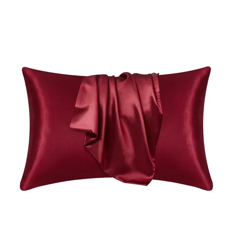 Funda de almohada de seda de morera 100% Natural, funda de almohada de seda Real para proteger la piel del pelo, funda de almohada personalizada de cualquier tamaño