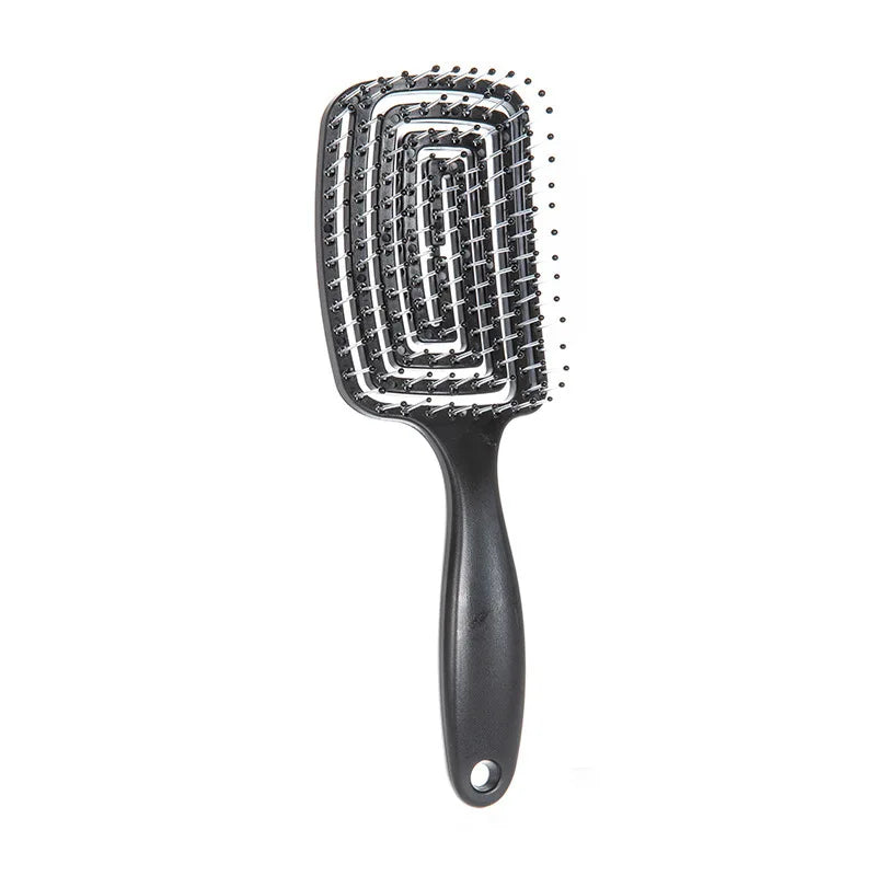 Peine de masaje para el cabello WANMEI, voluminizador y desenredante, con diseño hueco, herramientas de peinado para pelucas de cabello natural.