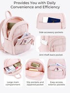 BAGSMART-mochilas informales para ordenador portátil para mujer