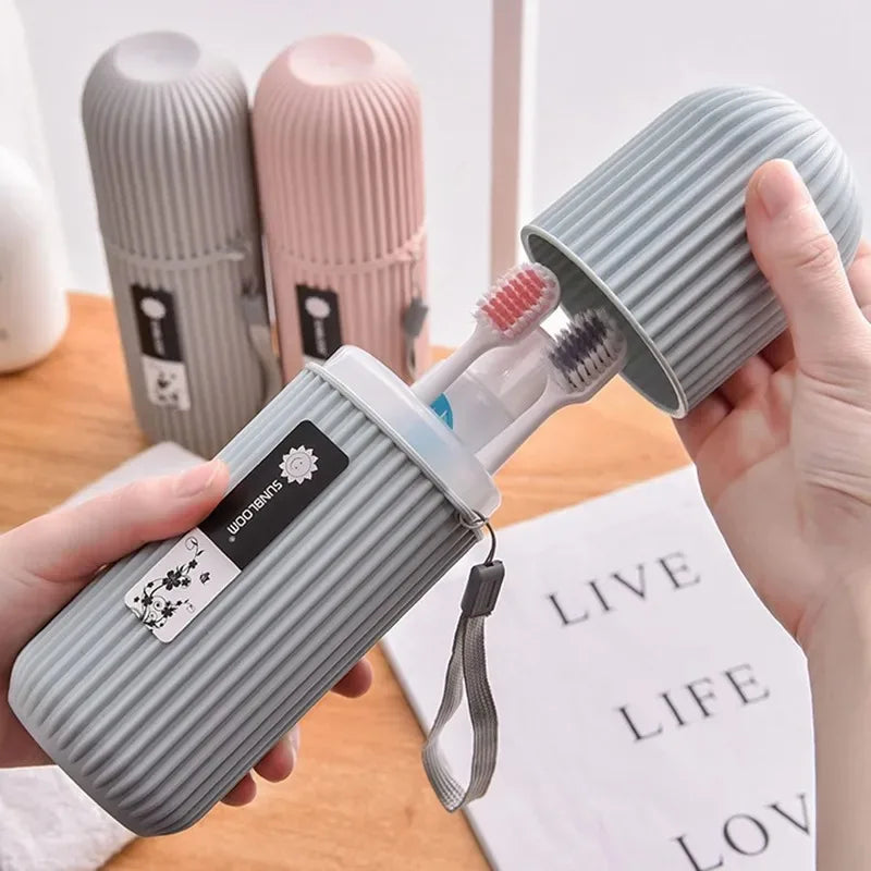 Estuche Portátil para Pasta de Dientes y Artículos de Tocador | Viaje y Camping