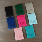 Funda de pasaporte de cuero PU para hombres y mujeres.