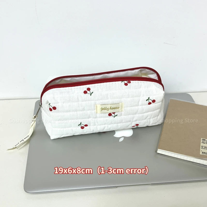 Bolsas de cosméticos de gran capacidad para mujer.