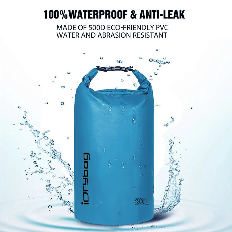 Bolsa Seca Impermeable Idrybag | Kayak, Rafting y Natación | 2L a 20L | 10 Colores