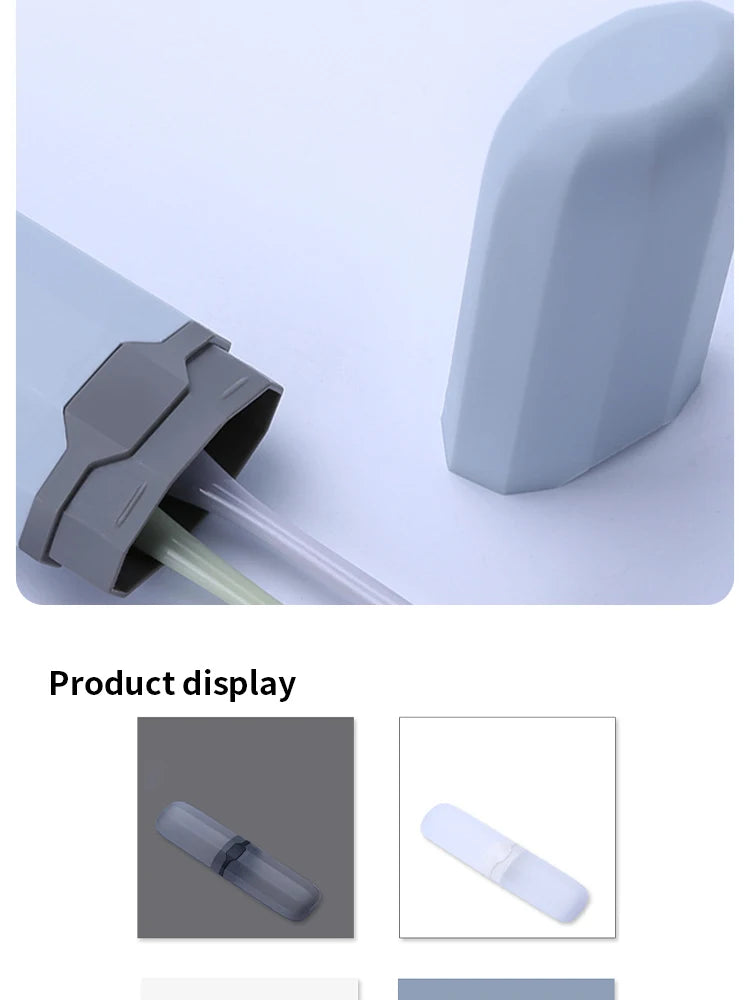 Caja de almacenamiento portátil para cubierta de cepillo de dientes, accesorios de baño, para uso diario al aire libre, viajes, senderismo, Camping, 1/4 unidades