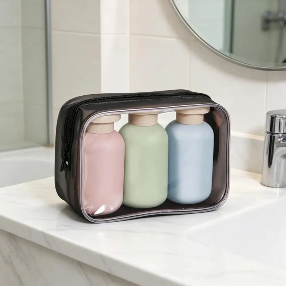 Set de Botellas de Viaje con Dispensador