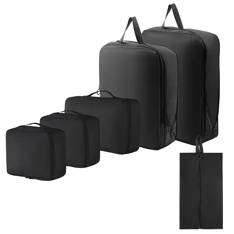 Set de Organizadores de Compresión para Maleta (6 Pzs)