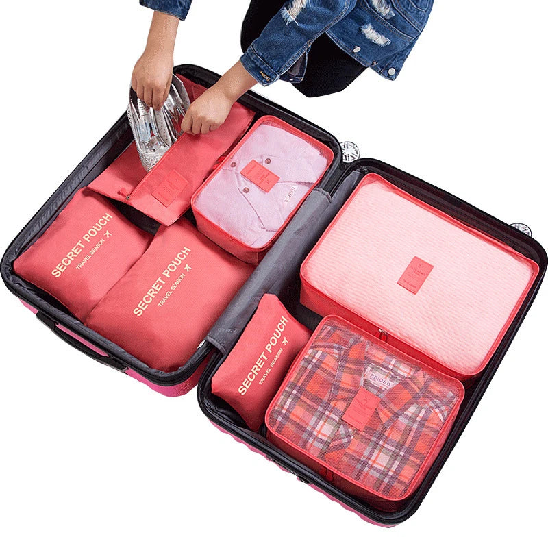 Bolsa de almacenamiento de viaje, Maleta de gran capacidad, almacenamiento de equipaje.