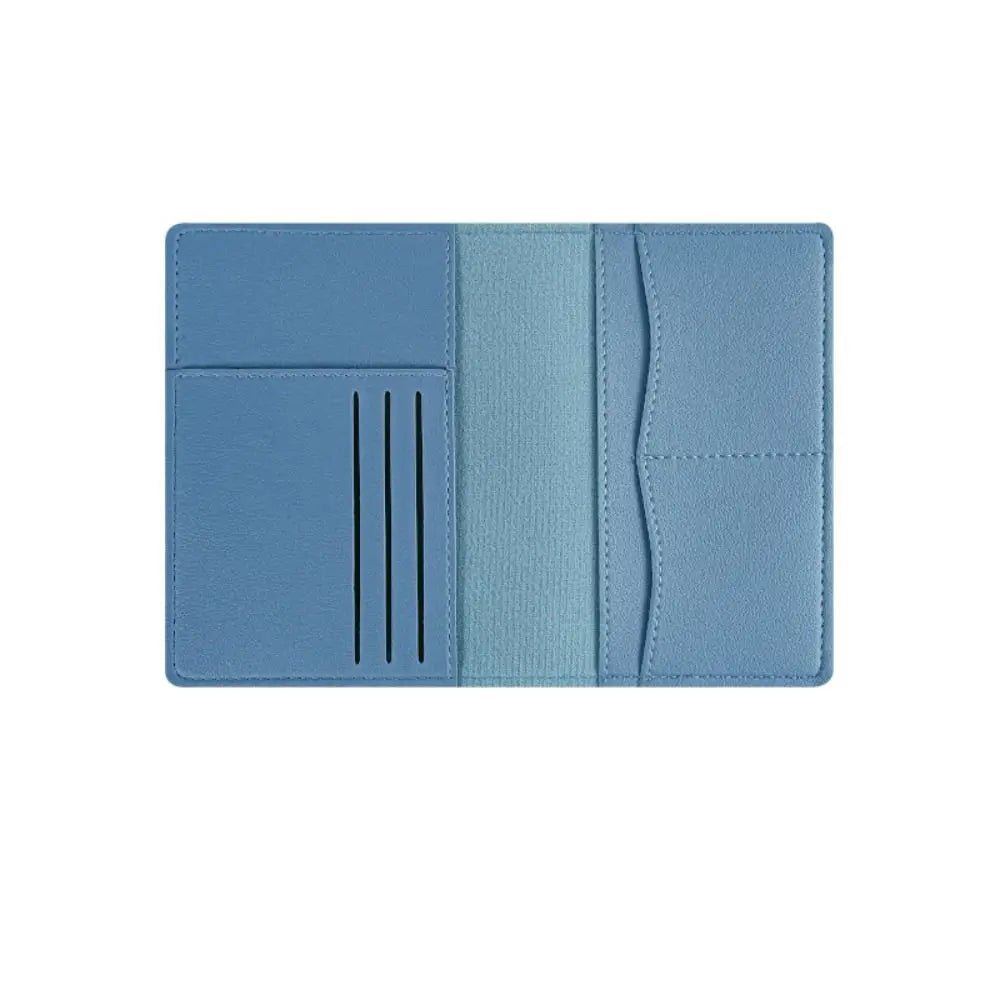 Funda para Pasaporte de Viaje en PU | Porta Pasaporte con Ranuras para Tarjetas y Billetes