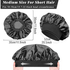 Gorro de Satén con Forro de Seda