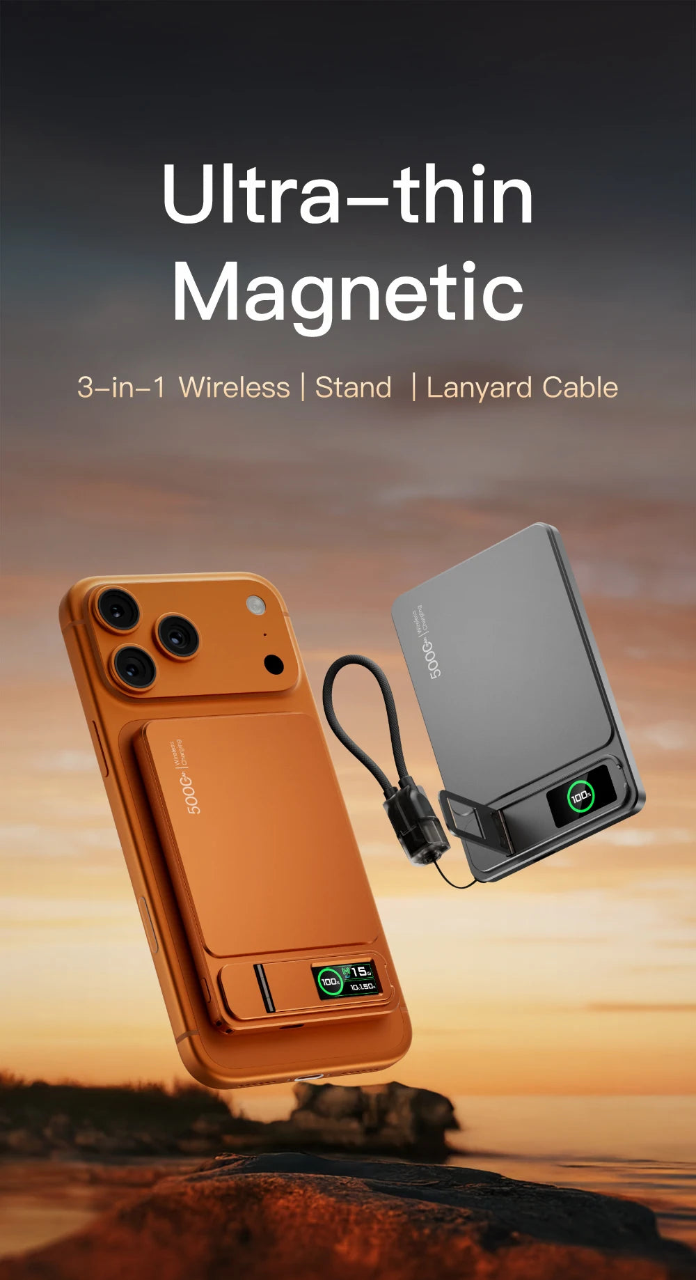 Carga Inalámbrica y Carga Rápida 20W para iPhone