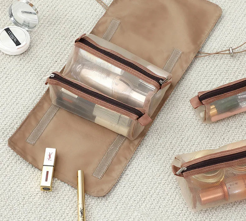 Bolsa de cosméticos 4 en 1 para mujer