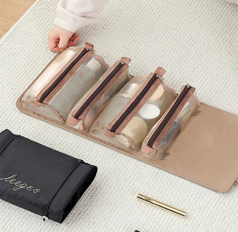 Bolsa de cosméticos 4 en 1 para mujer