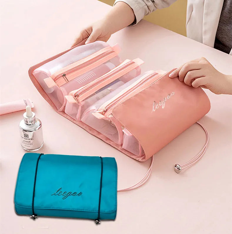 Bolsa de cosméticos 4 en 1 para mujer