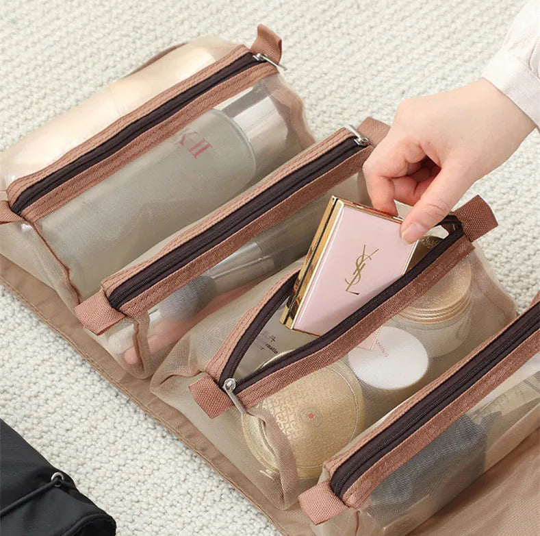 Bolsa de cosméticos 4 en 1 para mujer